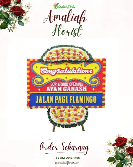 Sewa Papan Bunga Wosak